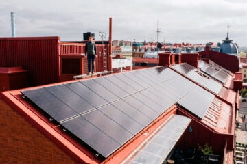 Encargado placas solares, Gotemburgo